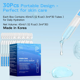Dumie Salmon DNA PDRN serum application on hand