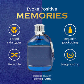 Dumont Nitro Blue Eau De Parfum packaging