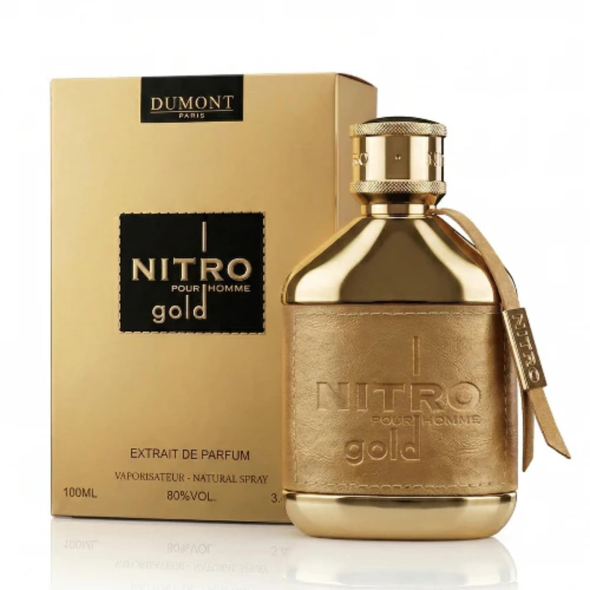 Dumont Nitro Gold Extrait De Parfum 3.4 Fl. Oz front view