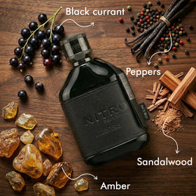 Dumont Nitro Intense Eau De Parfum packaging design