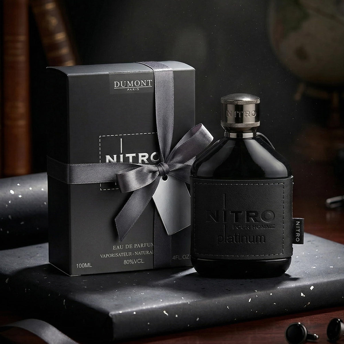Dumont Nitro Platinum Eau De Parfum 3.4 Fl Oz detailed close-up