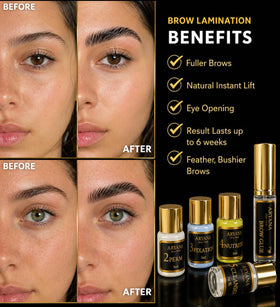 Duo brush and micro applicators included in the kit