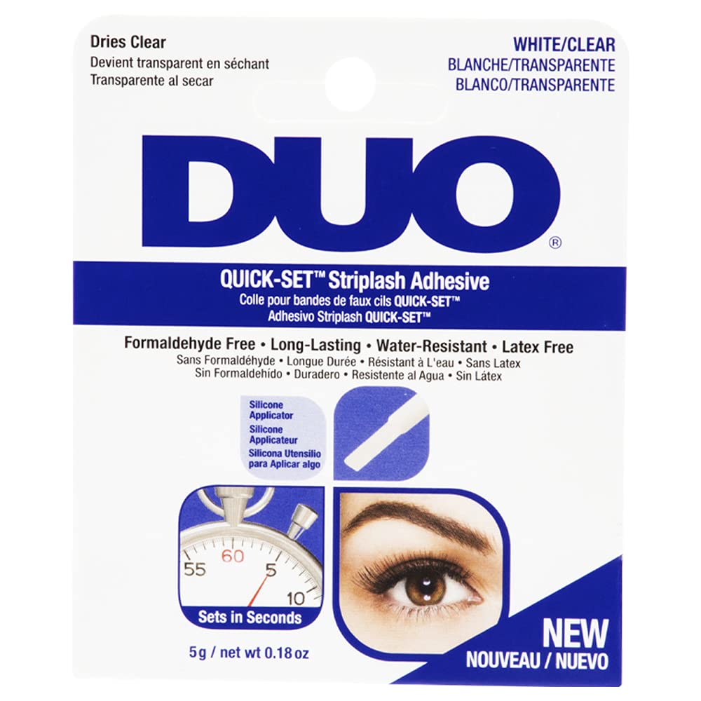 DUO Quick-Set Strip Eyelash Adhesive Clear front view
