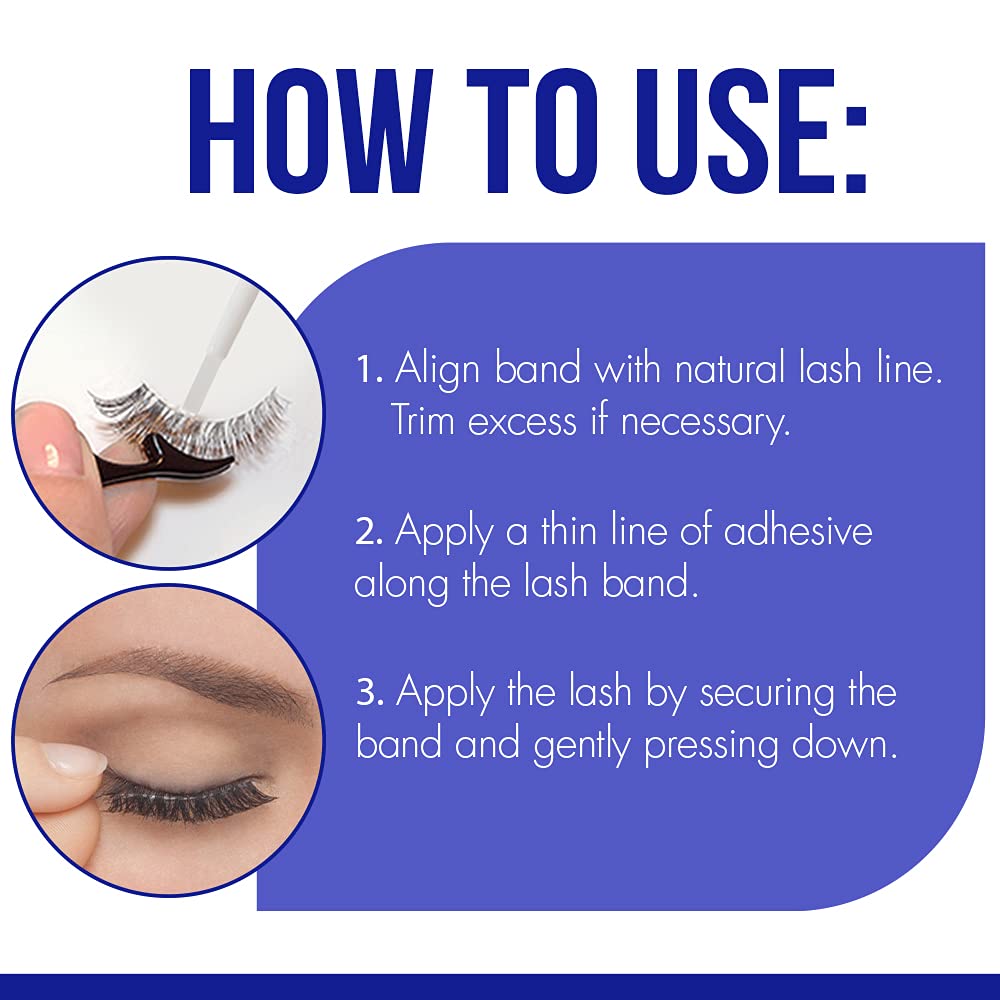 DUO Quick-Set Strip Eyelash Adhesive Clear texture close-up