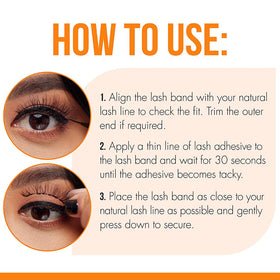 DUO Strip Lash Adhesive Dark Tone in makeup setup