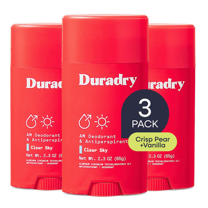 Duradry Clinical Sweat Control Stick 3 Pack front view