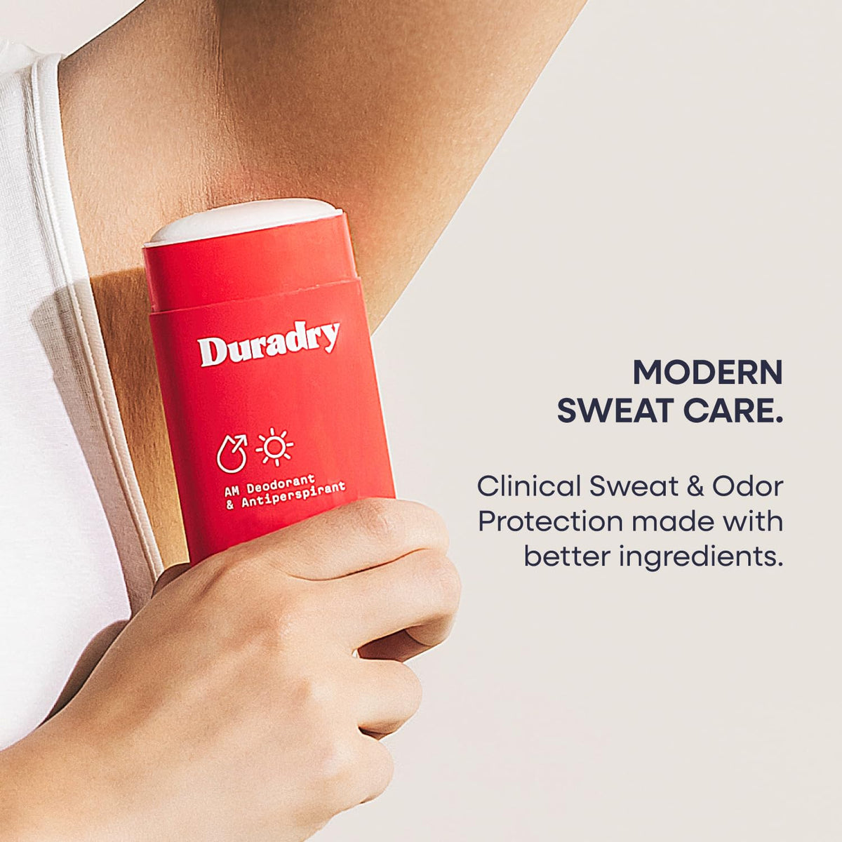Duradry Clinical Sweat Control Stick Duo packaging side view
