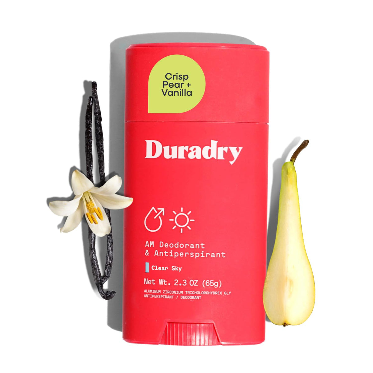 Duradry Clinical Sweat Control Stick front view with packaging