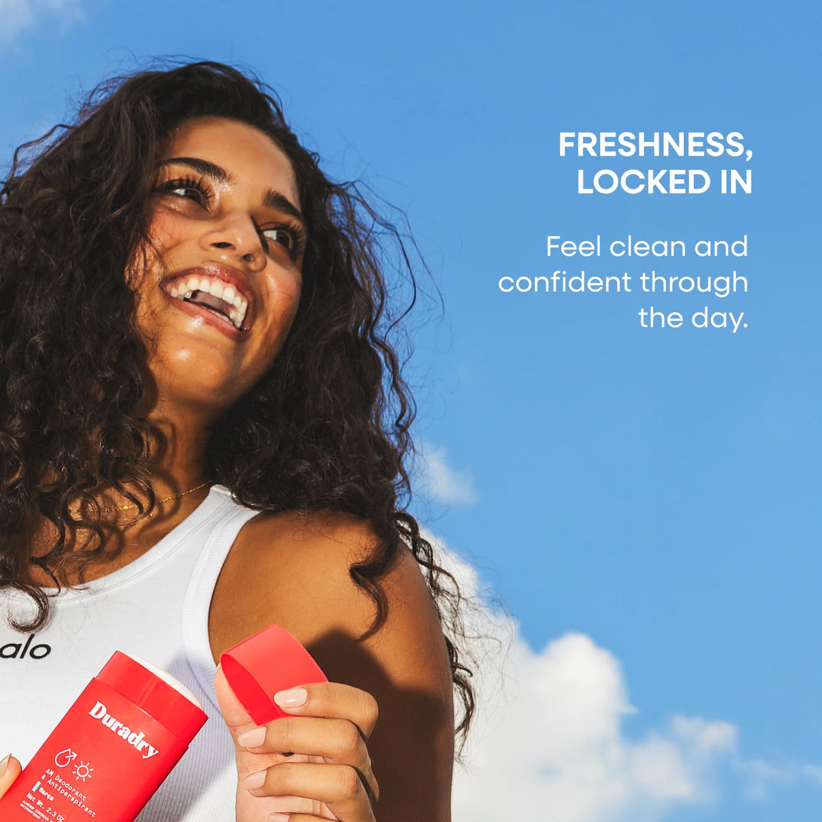 Duradry Clinical Sweat Control Stick showing coastal scent