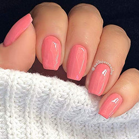Duri 773 Diner Date Coral Pink Nail Polish glossy finish