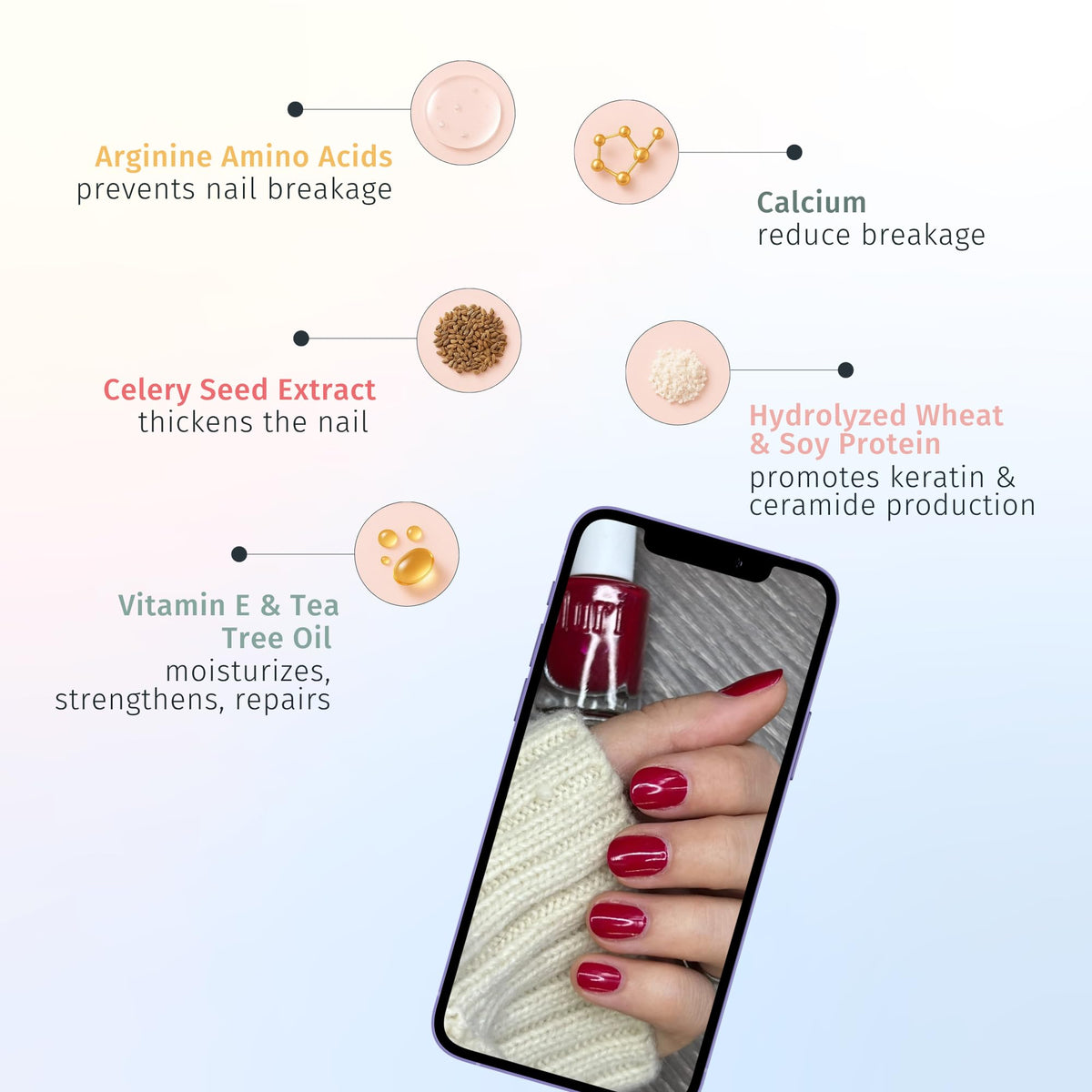 duri Nail Growth System and pink polish bundle packaging