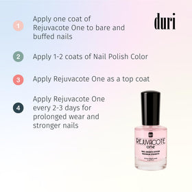 Duri Rejuvacote 1 Nail Growth System application on nails