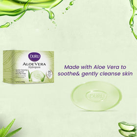 Duru Aloe Vera Glycerin Bar Soap close-up of bar