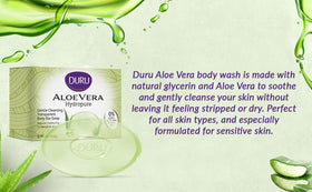 Duru Aloe Vera Glycerin Bar Soap showing texture