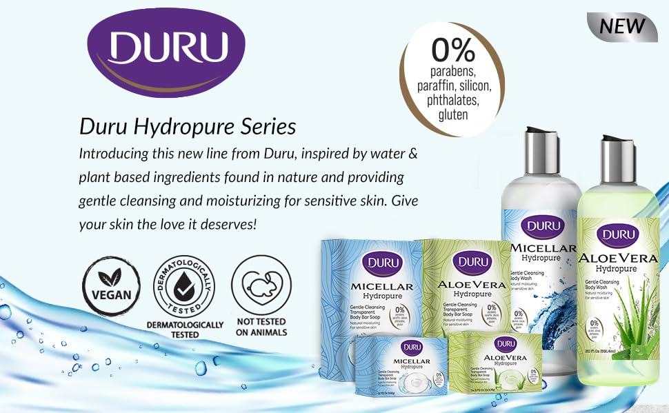 Duru Aloe Vera Glycerin Bar Soap with natural ingredients
