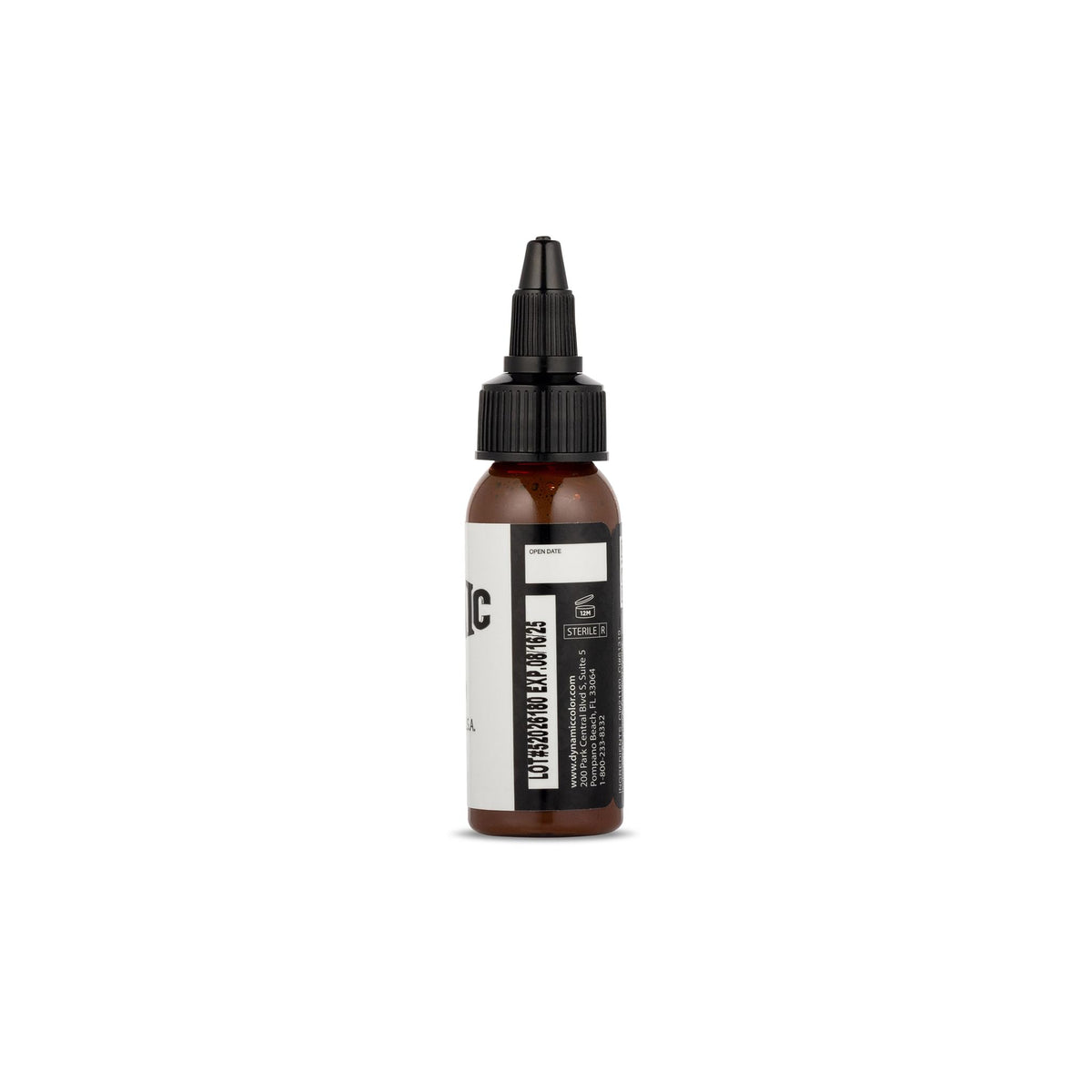Dynamic Color Co Brown Tattoo Ink 1 oz bottle with label