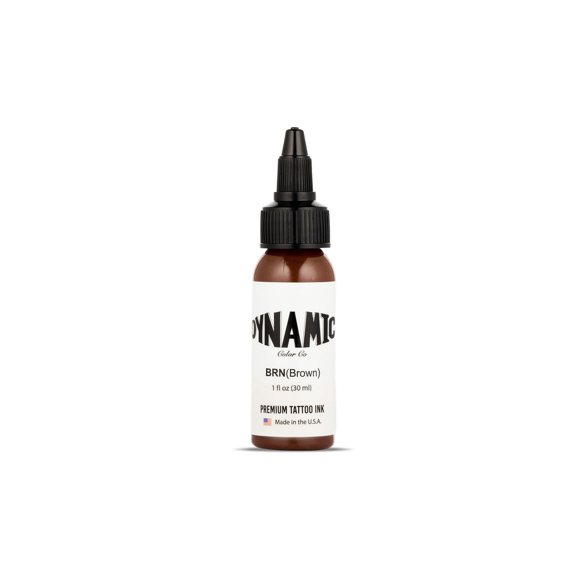 Dynamic Color Co Brown Tattoo Ink 1 oz front view