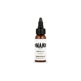 Dynamic Color Co Brown Tattoo Ink 1 oz front view