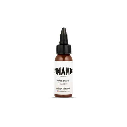 Dynamic Color Co Brown Tattoo Ink 1 oz front view