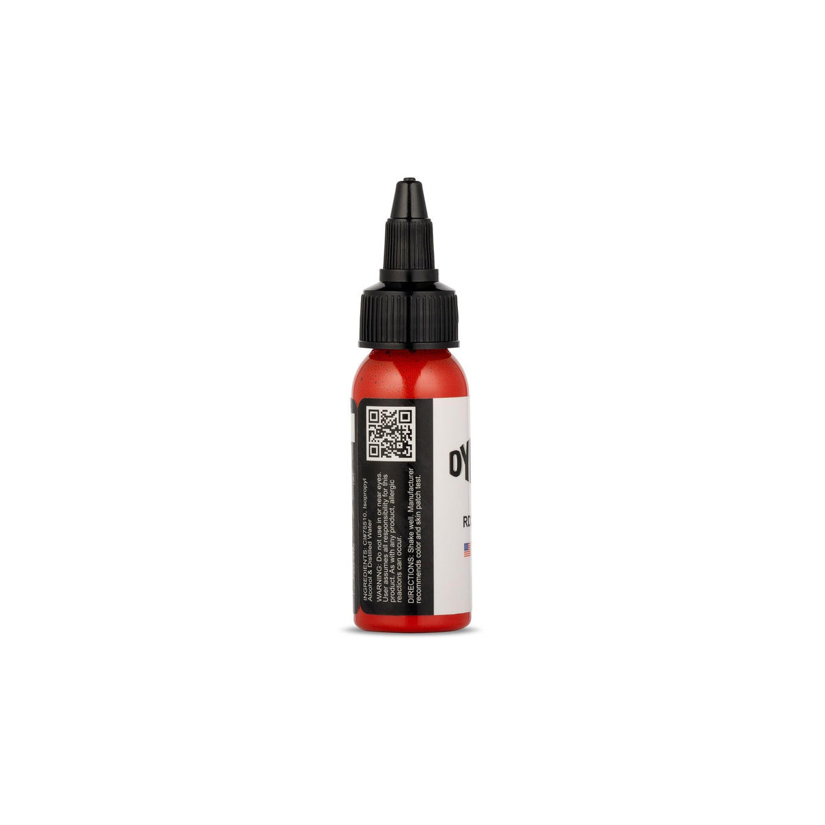 Dynamic Color Co Chinese Red Tattoo Ink 1 oz side view