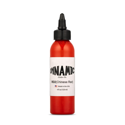 Dynamic Color Co Chinese Red Tattoo Ink 4 oz front view