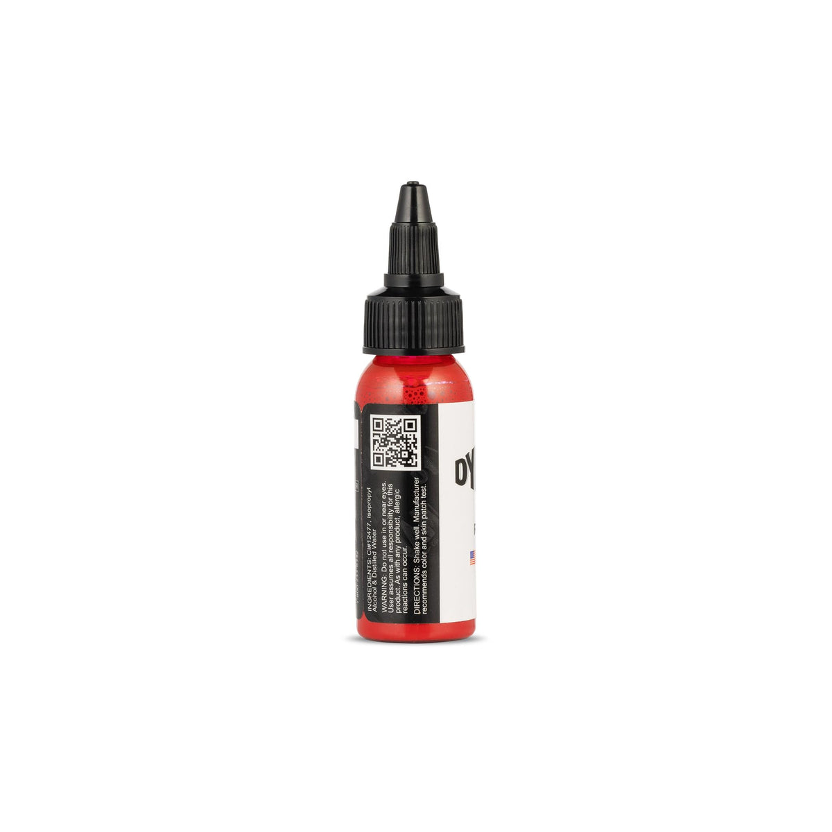 Dynamic Color Co Fire Red Tattoo Ink 1 oz back view