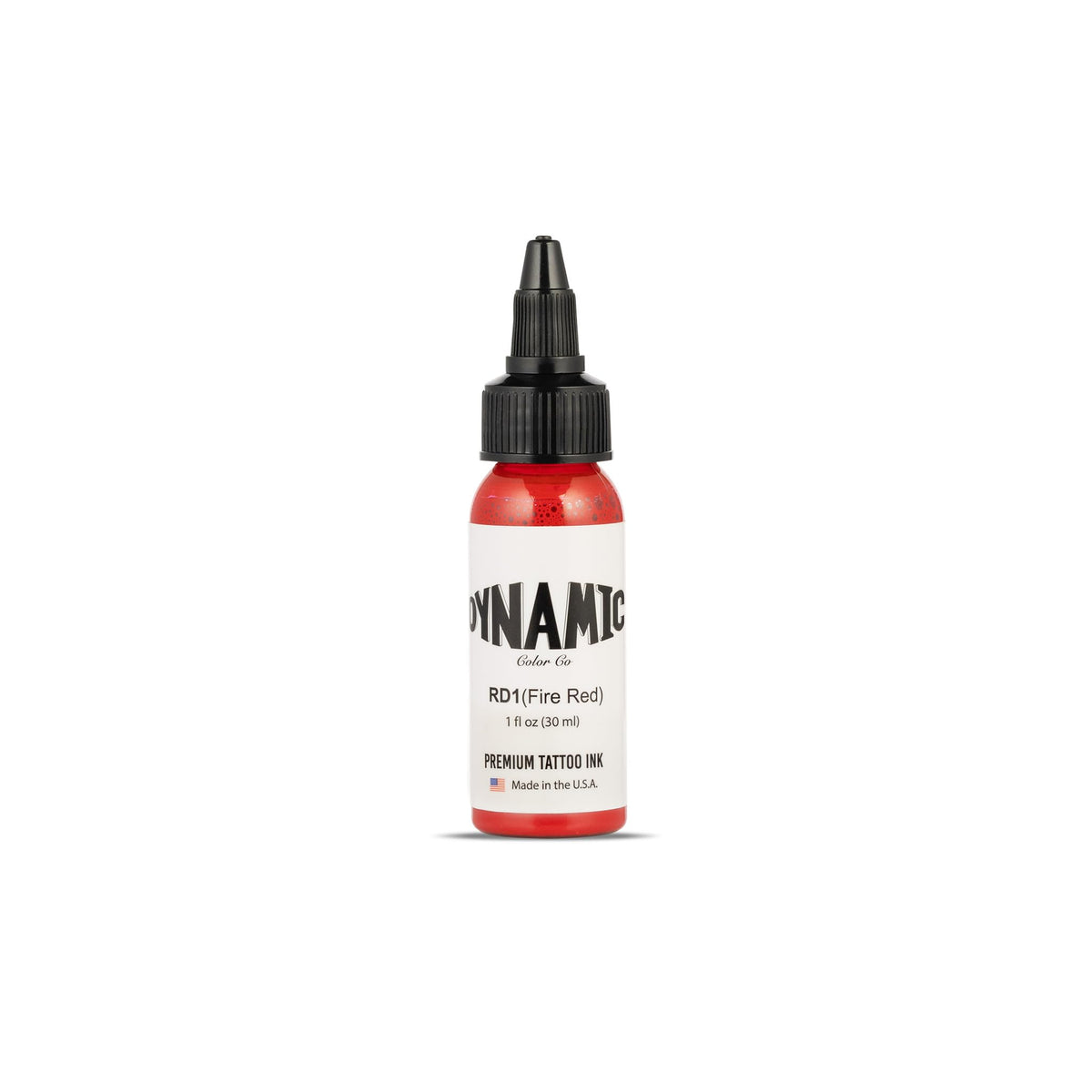 Dynamic Color Co Fire Red Tattoo Ink 1 oz front view