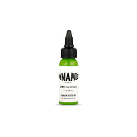 Dynamic Color Co Lime Green Tattoo Ink 1 oz front view