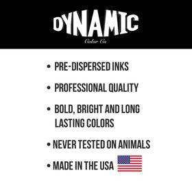 Dynamic Color Co Magenta Tattoo Ink in tattoo studio setting