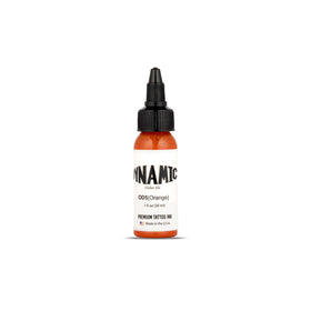 Dynamic Color Co Orange Tattoo Ink bottle front view