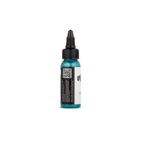 Dynamic Color Co Teal Tattoo Ink 1 oz side view