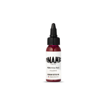 Dynamic Color Co Wine Red Tattoo Ink 1 oz front view