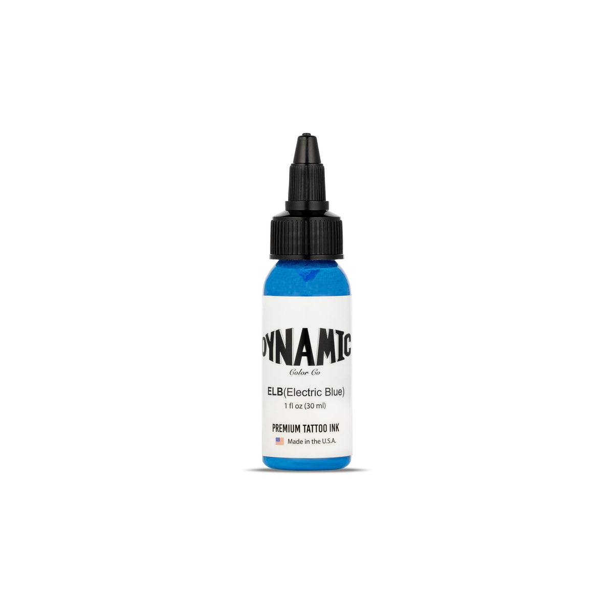 Dynamic Color Electric Blue Tattoo Ink 1 oz front view