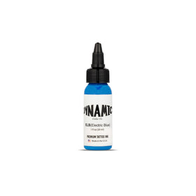 Dynamic Color Electric Blue Tattoo Ink 1 oz front view