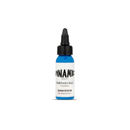 Dynamic Color Electric Blue Tattoo Ink 1 oz front view