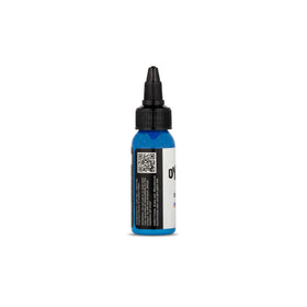 Dynamic Color Electric Blue Tattoo Ink 1 oz side view