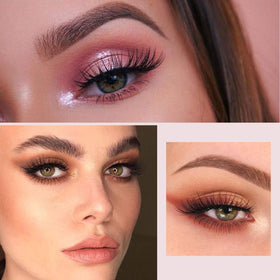 DYSILK 6D Faux Mink False Eyelashes 004 on model