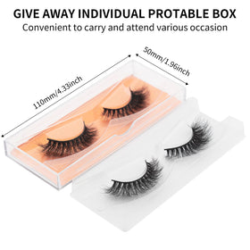 DYSILK Cat Eye Lashes 5 Pairs in storage case