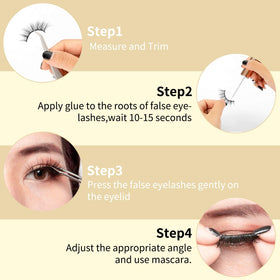 DYSILK Faux Mink Lashes variety pack showing different styles