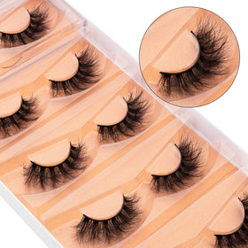 DYSILK Fluffy Mink Lashes variety pack showcasing different styles