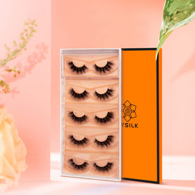 DYSILK Fluffy Mink Lashes with flexible band detail