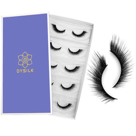 DYSILK Mink Lashes 5 pairs in a stylish travel case