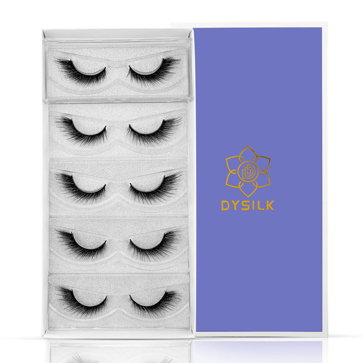 DYSILK Mink Lashes in packaging with product details