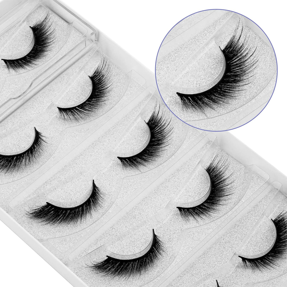 DYSILK Mink Lashes showcasing flexible band
