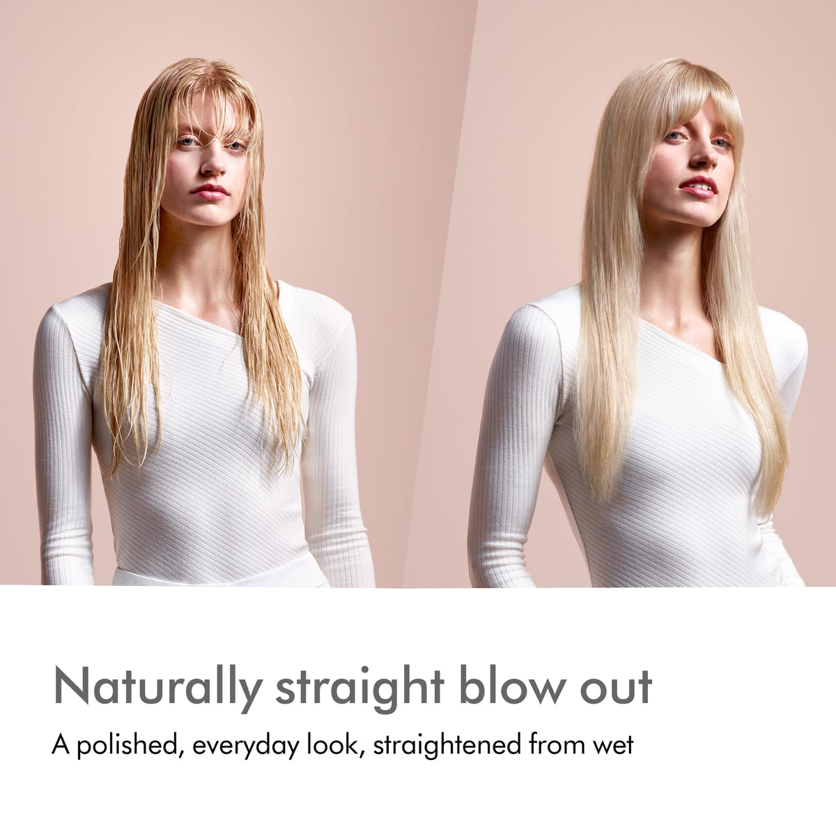 Dyson Airstrait™ Straightener displaying intuitive airflow feature