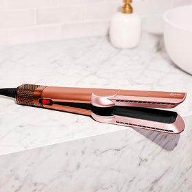 Dyson Airstrait™ Straightener packaging with product details