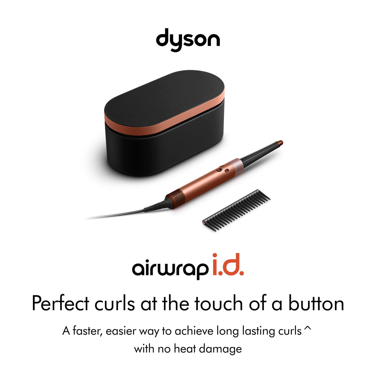 Dyson Airwrap i.d.™ Multi-Styler in use on wavy hair