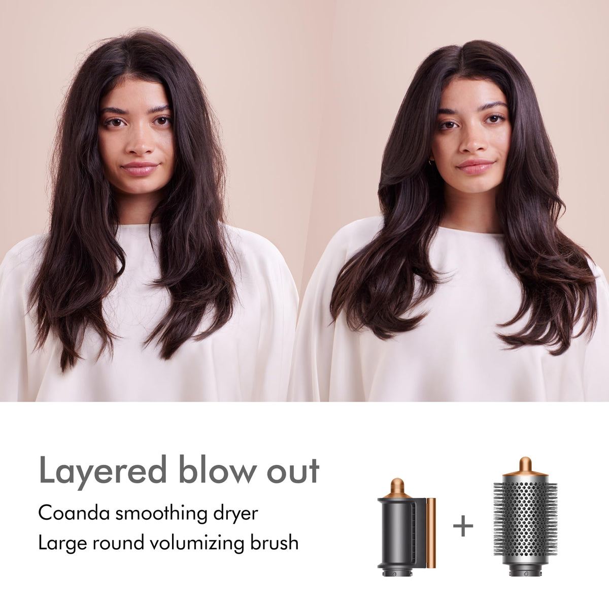 Dyson Airwrap Multi-Styler in use on curly hair