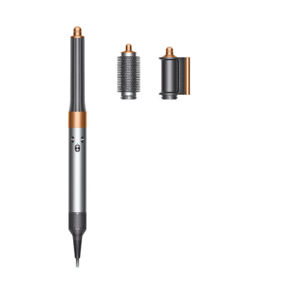 Dyson Airwrap Origin Multi-Styler front view with attachments