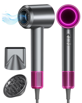 DZDVO Hair Dryer dark gray front view